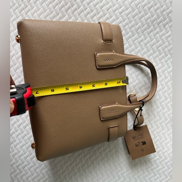 NWT Burberry banner small tote camel color - Picture 6 of 8